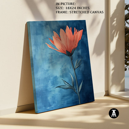 Artwork in Natural Wood Frame