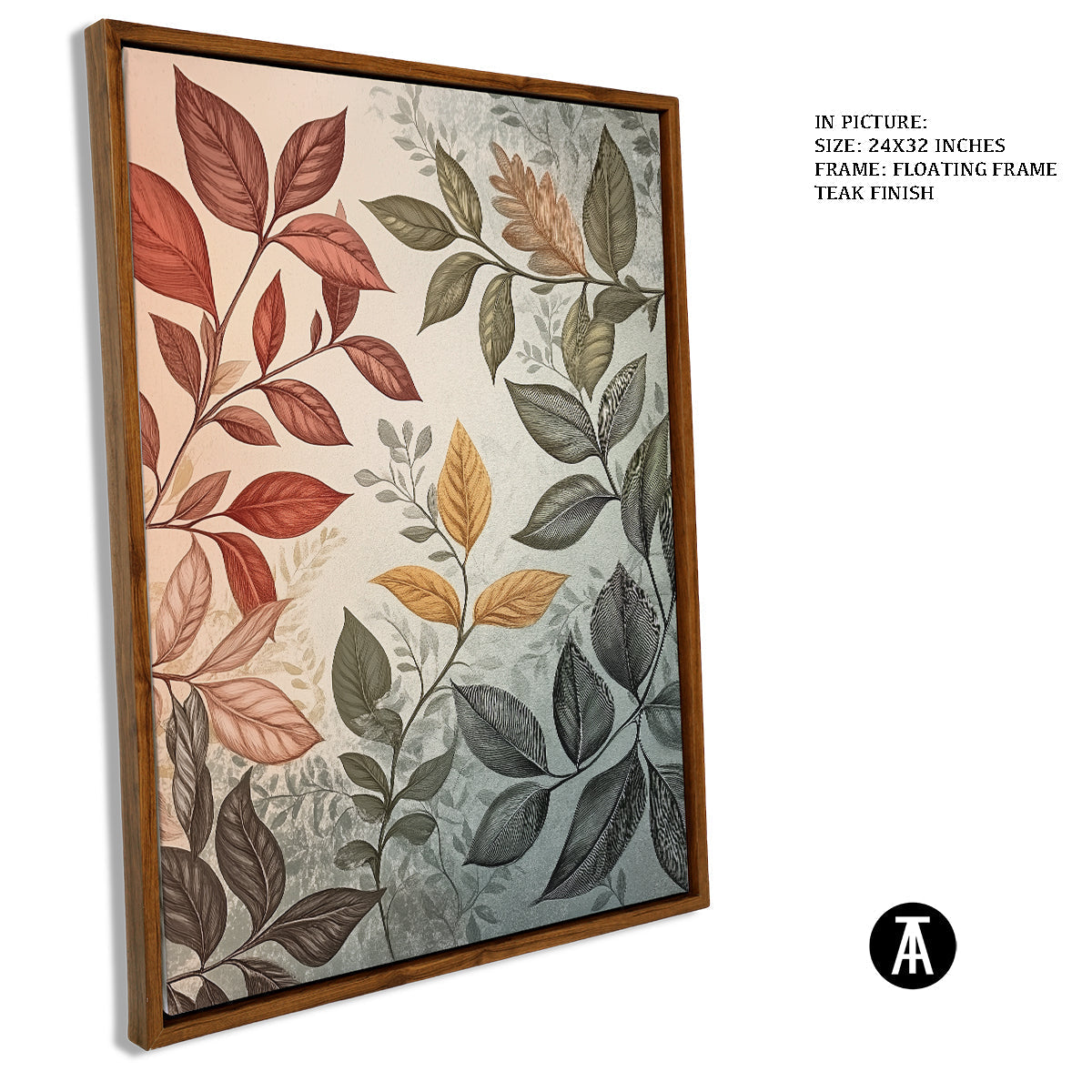 Sample Artwork in Floating Frame