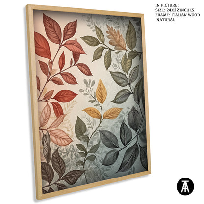 Sample Artwork in Italian Wood Framing Natural