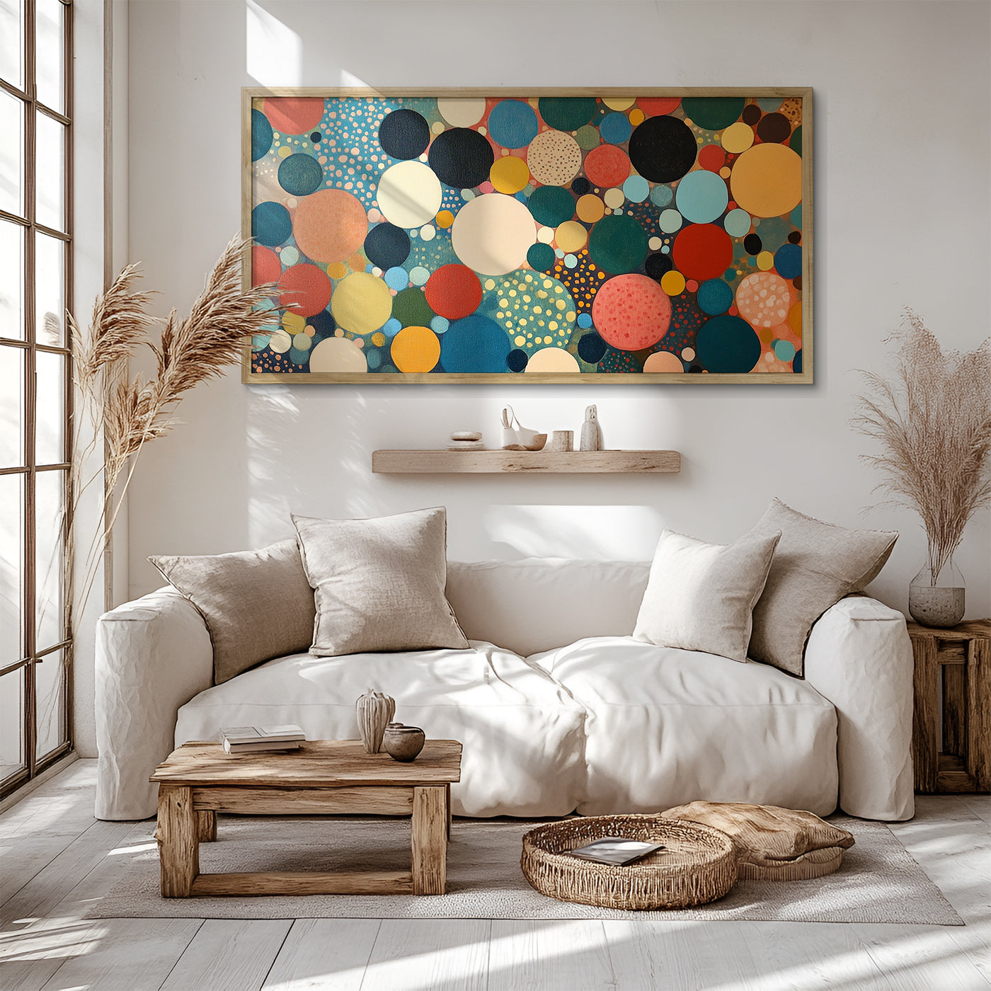 Modern Art in a Lifestyle Setting