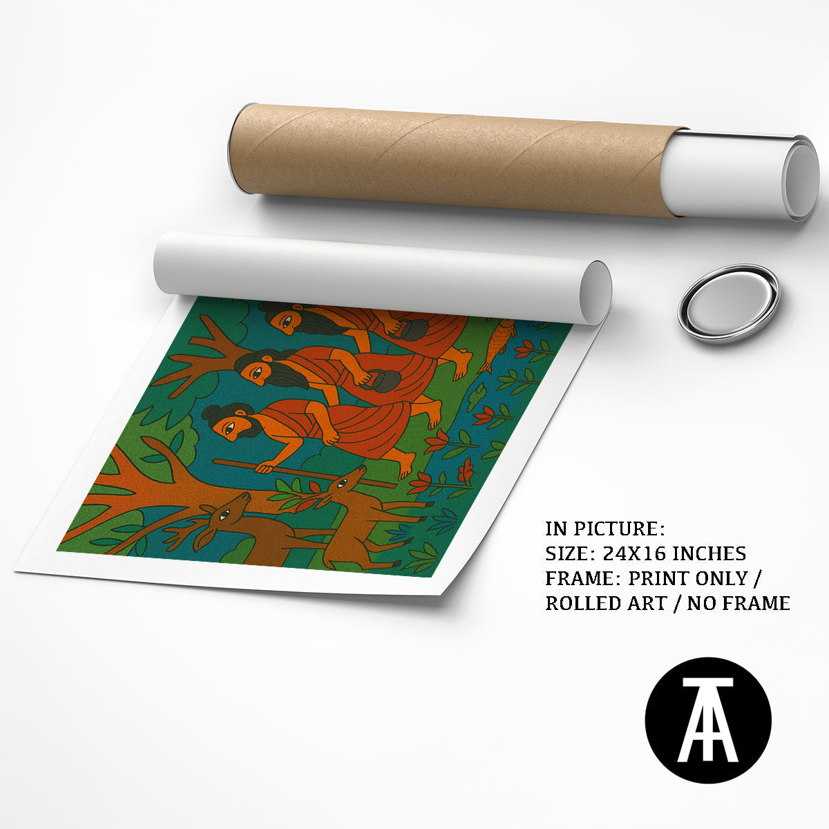 Artwork as Print Only / Rolled Art