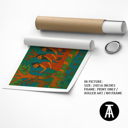 Artwork as Print Only / Rolled Art