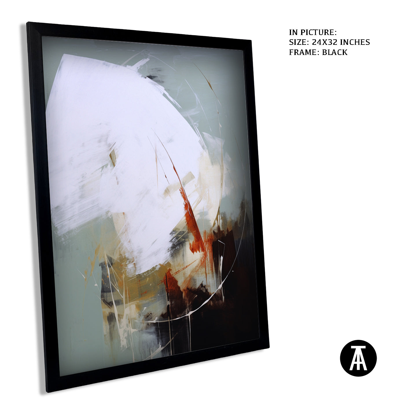Artwork in Metal Earling Silver Frame