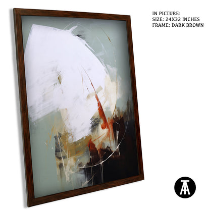 Artwork in Metal Champagne Gold Frame