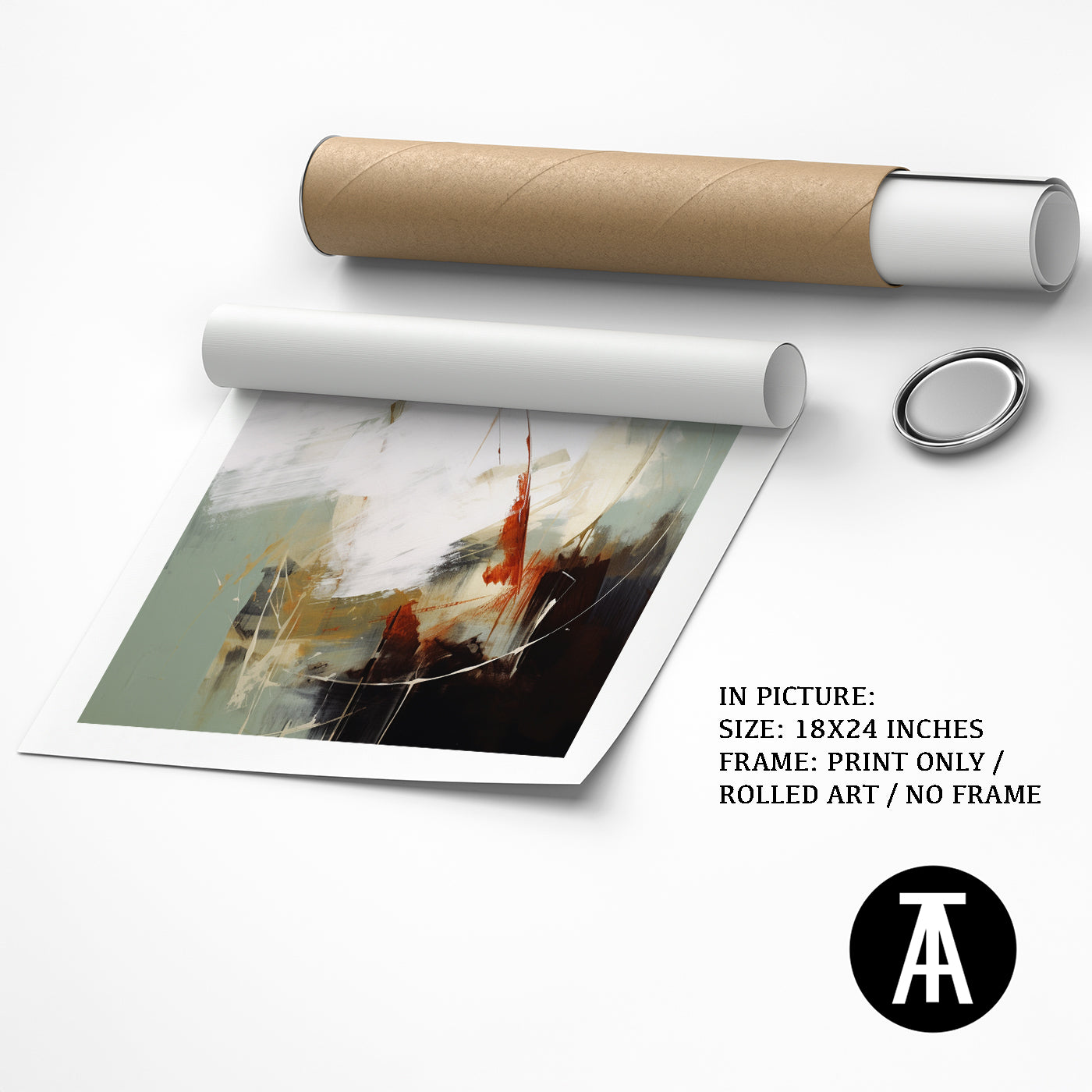 Artwork as Print Only or Rolled Art