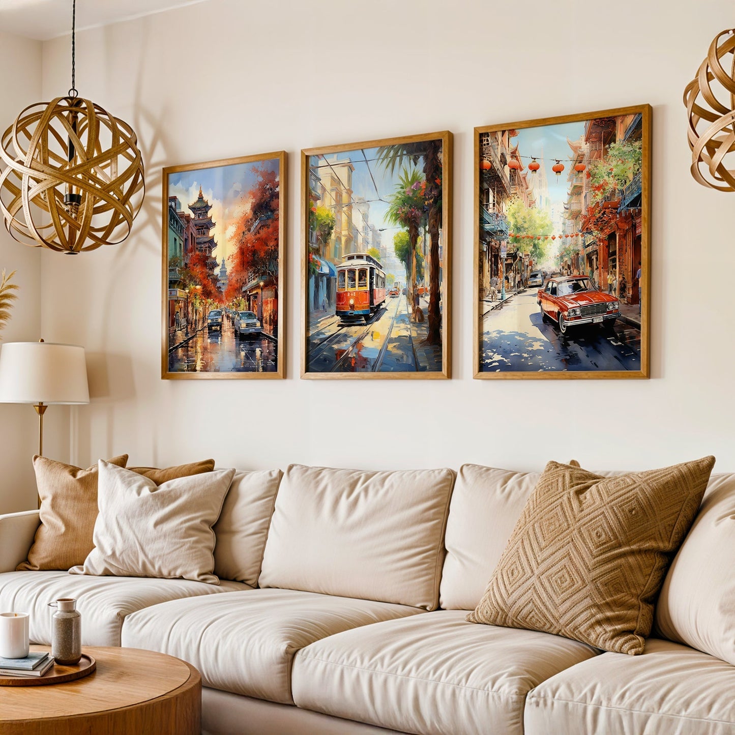 Gallery Wall Set in Lifestyle Setting