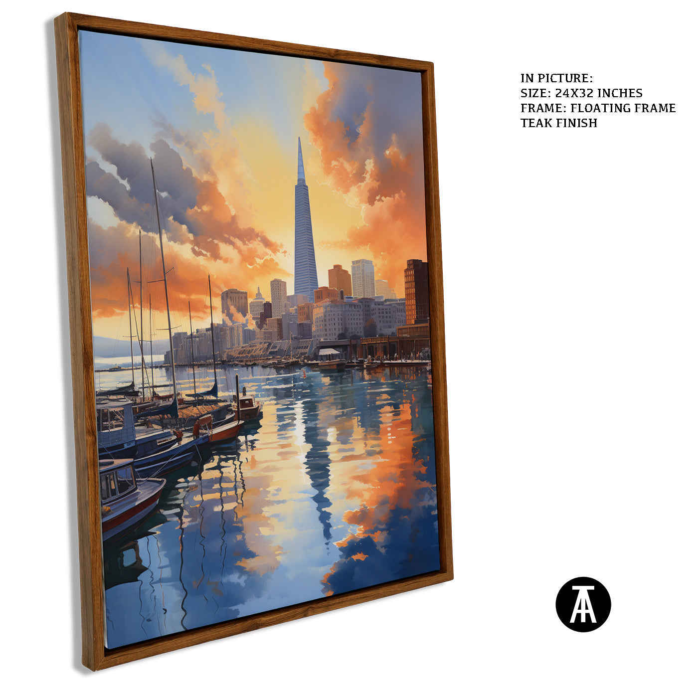 Artwork in Floating Frame