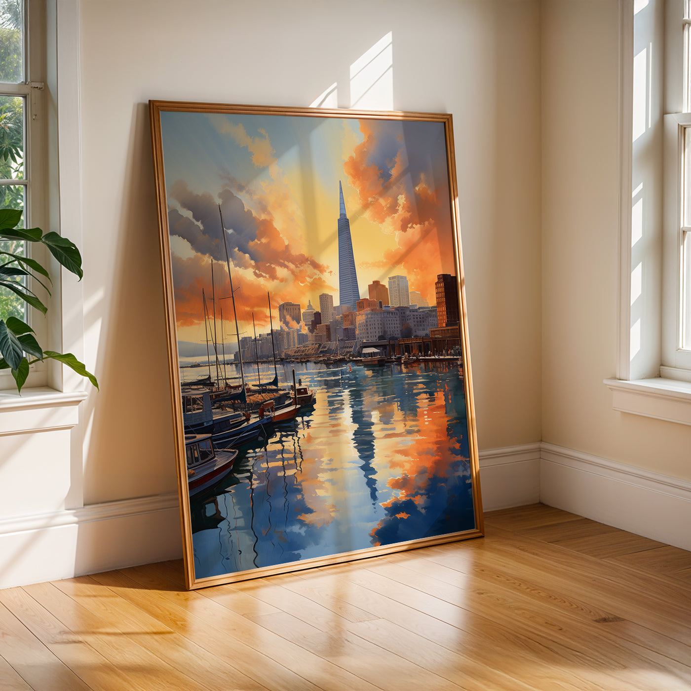 California Painting in a Lifestyle Setting