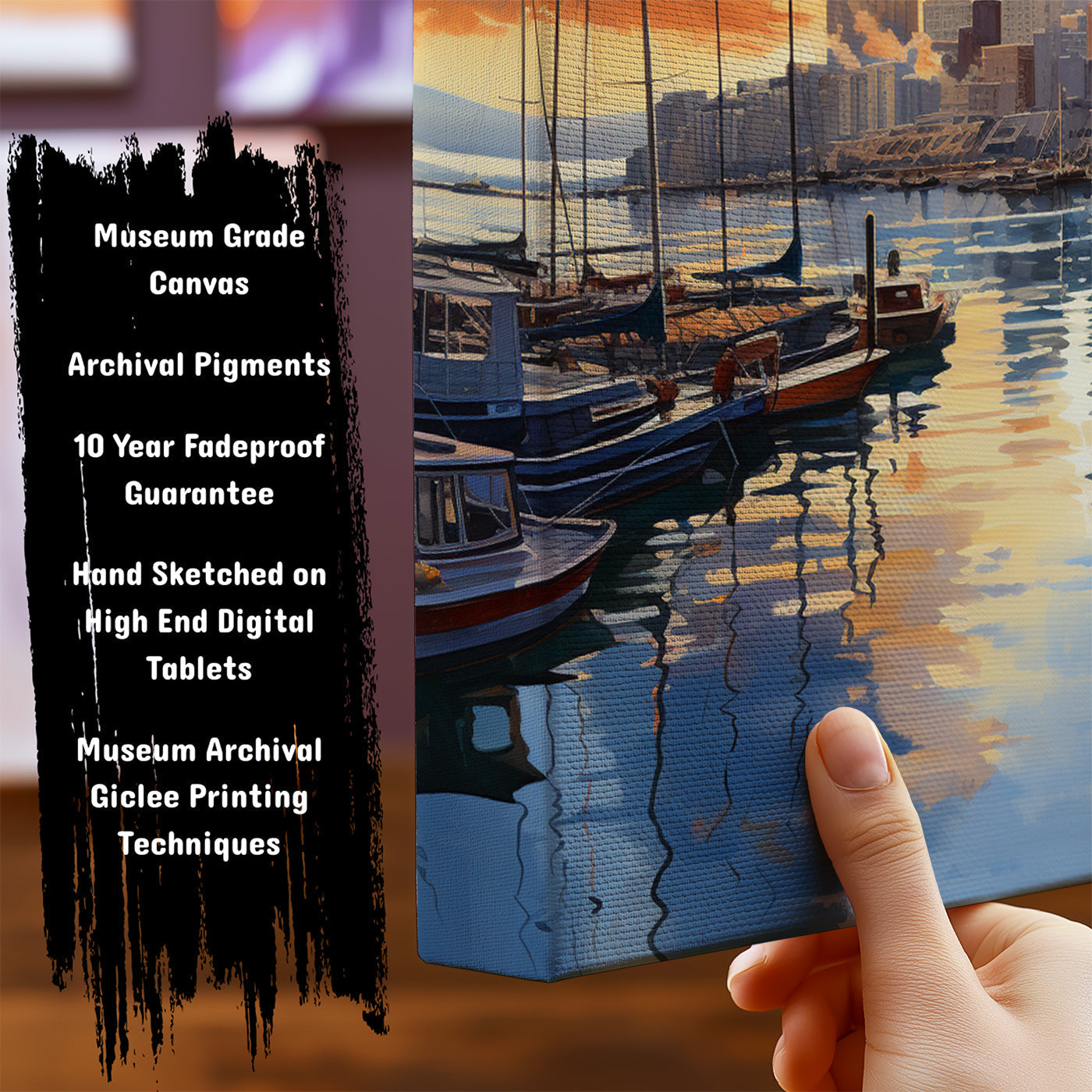 Information about California Canvas Art Print