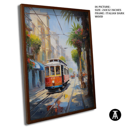 Sample Artwork in Italian Wood Framing Dark
