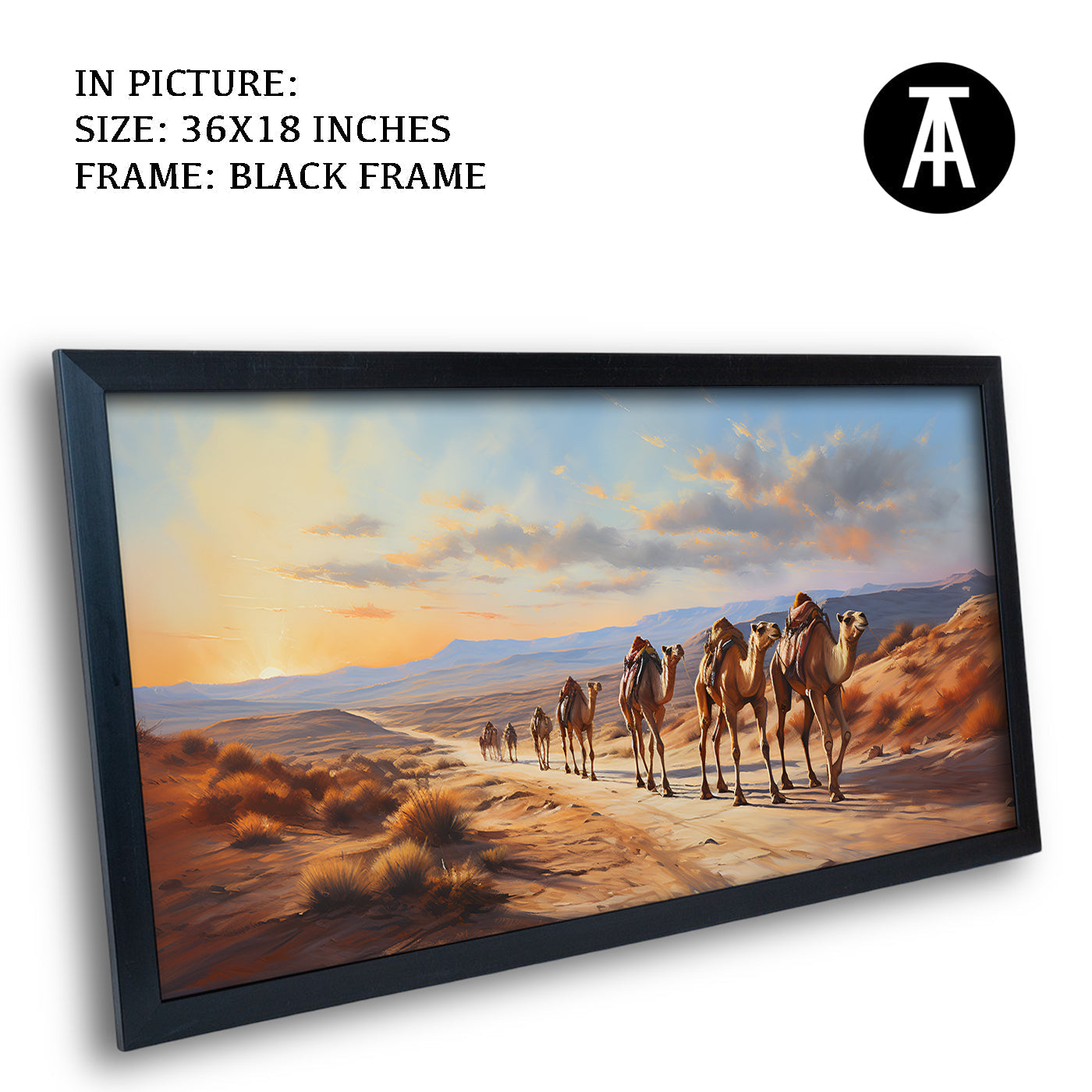 Artwork in Metal Earling Silver Frame