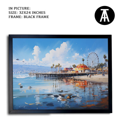 Artwork in Metal Earling Silver Frame