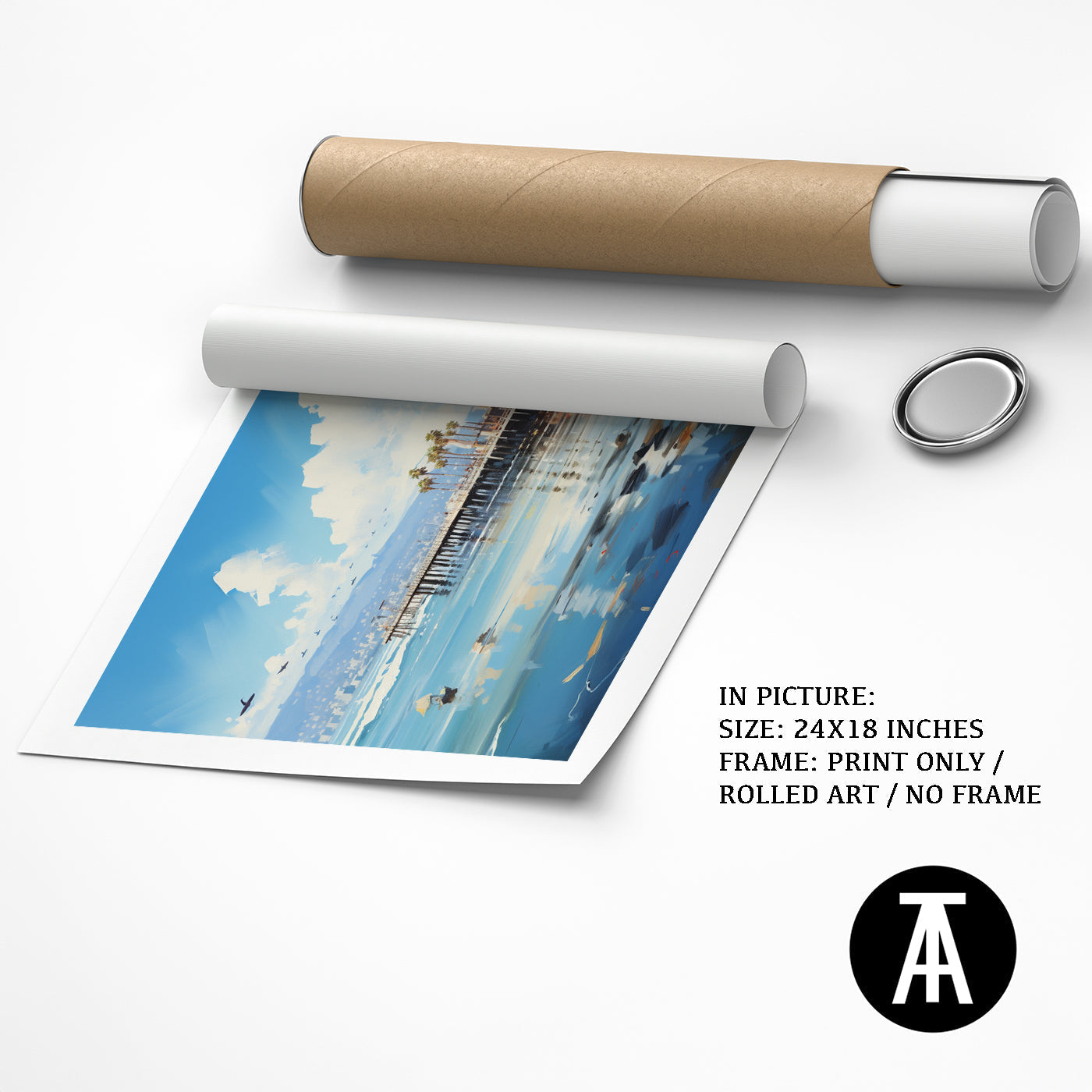 Artwork as Print Only or Rolled Art