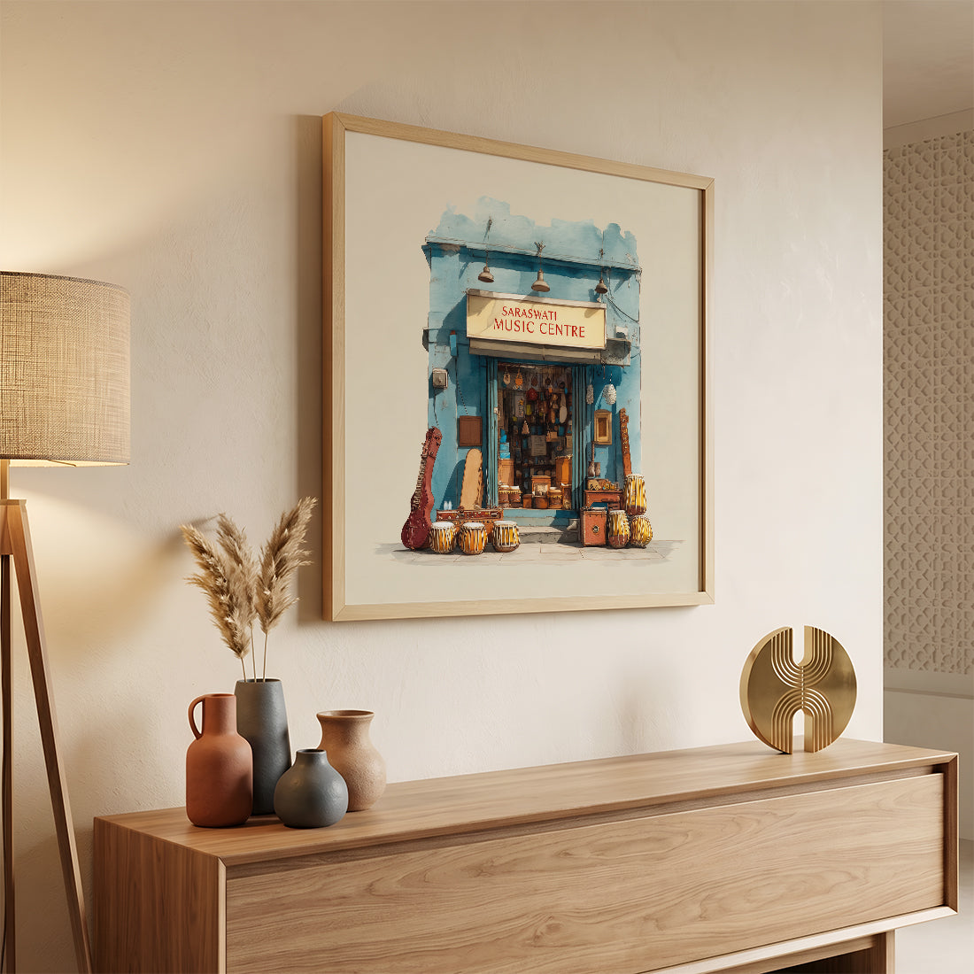 Indian Art in a Lifestyle Setting