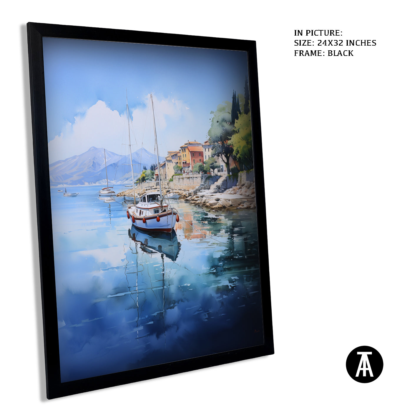 Artwork in Metal Earling Silver Frame