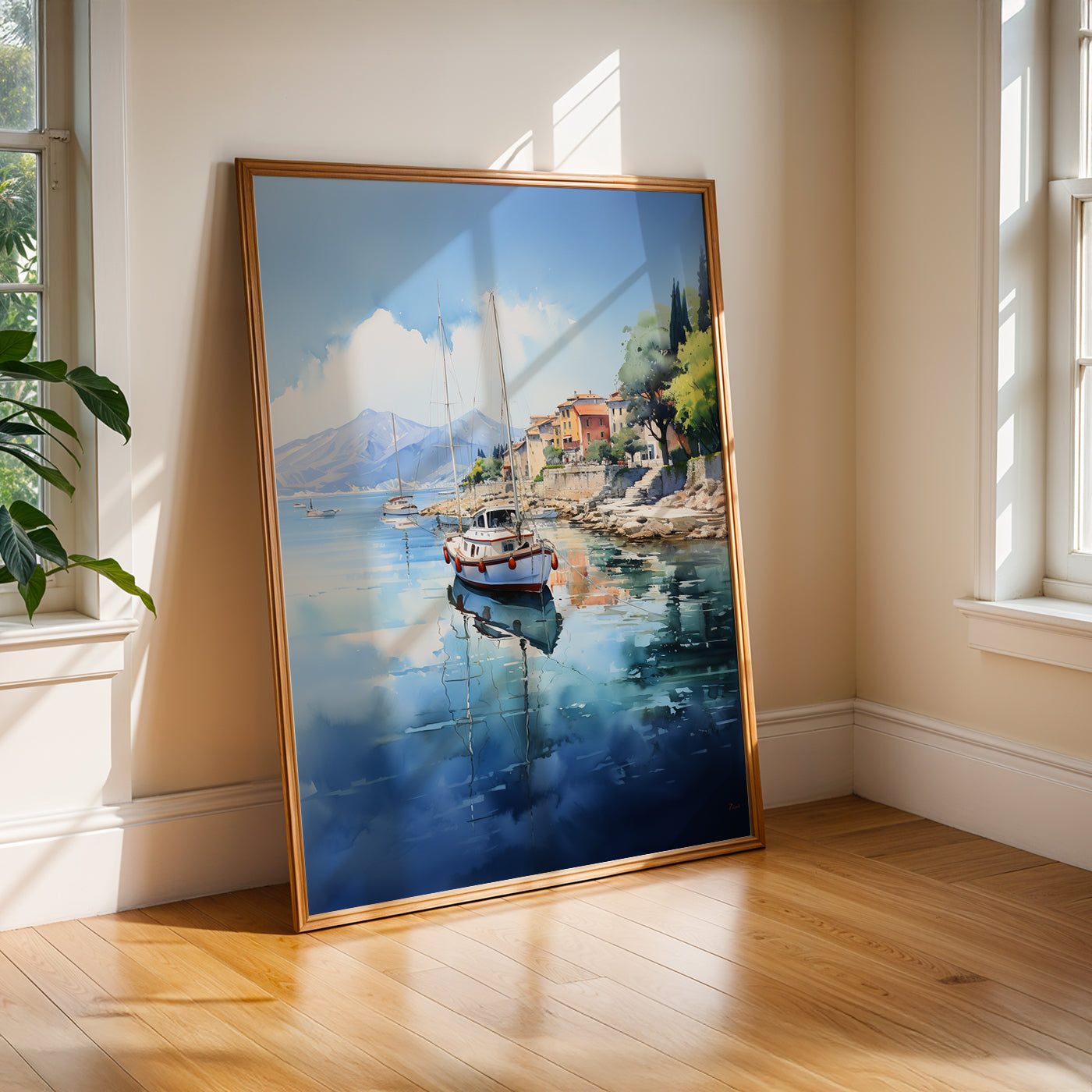 California Painting in a Lifestyle Setting