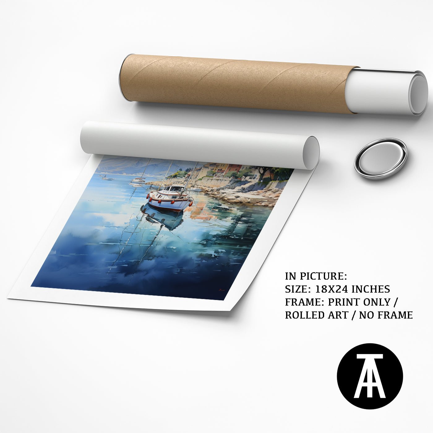 Artwork as Print Only or Rolled Art