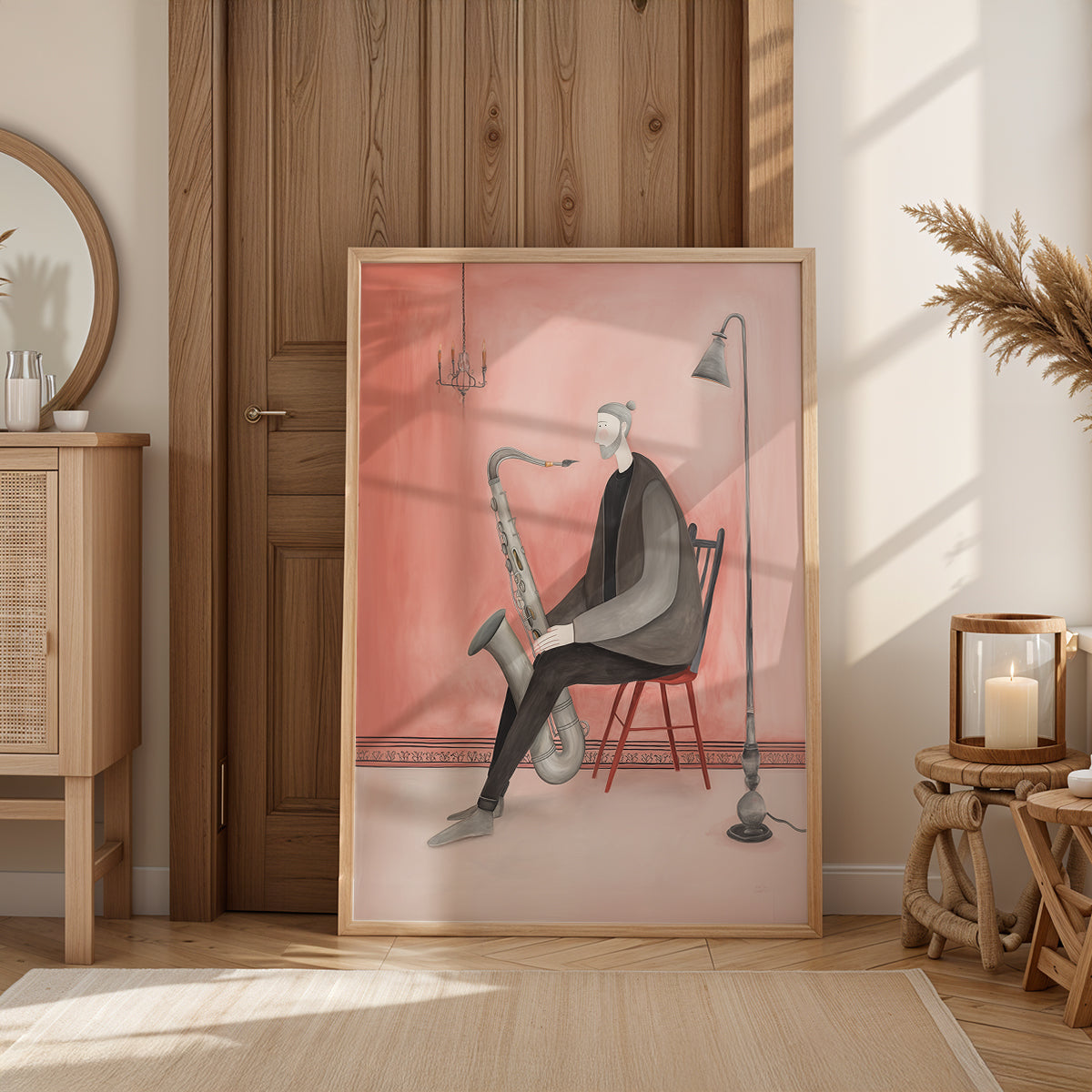 Painting in a Lifestyle Setting
