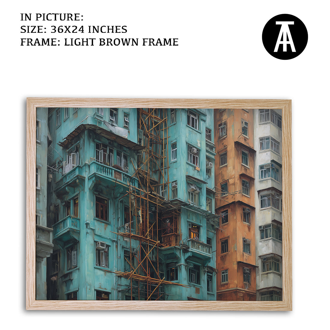 Artwork in Metal Earling Silver Frame