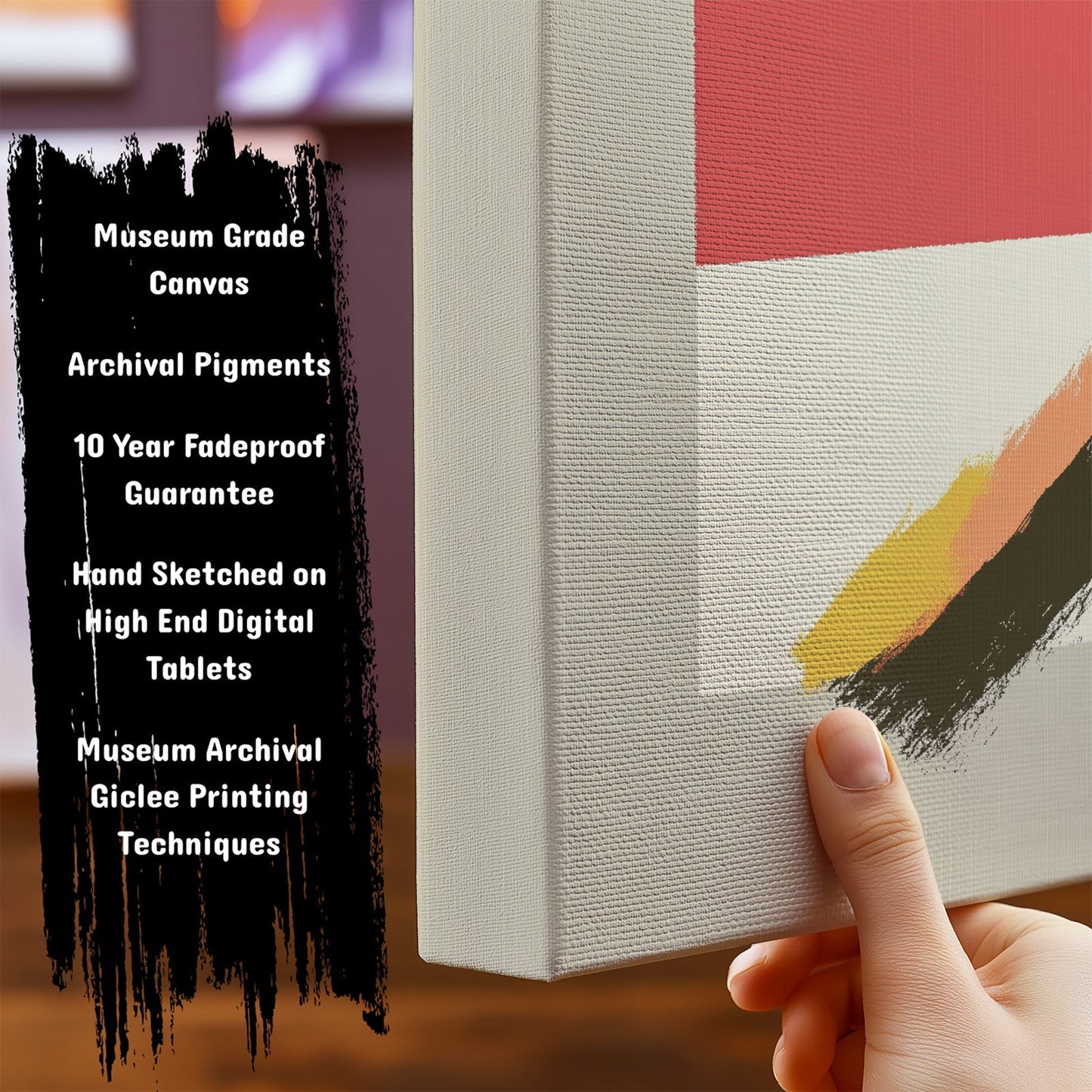 Important Features of our Abstract ArtworksScarlet Drift by NYC Abstract