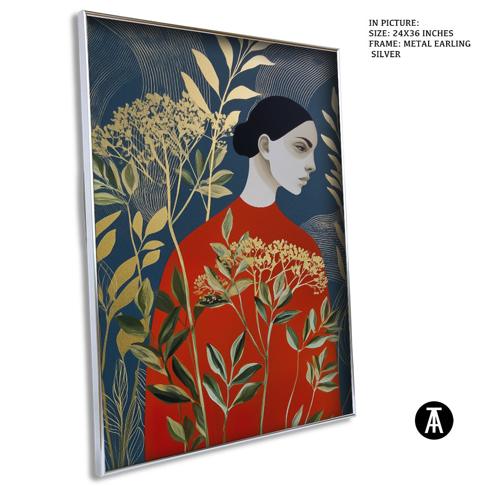 Artwork in Metal Earling Silver Frame