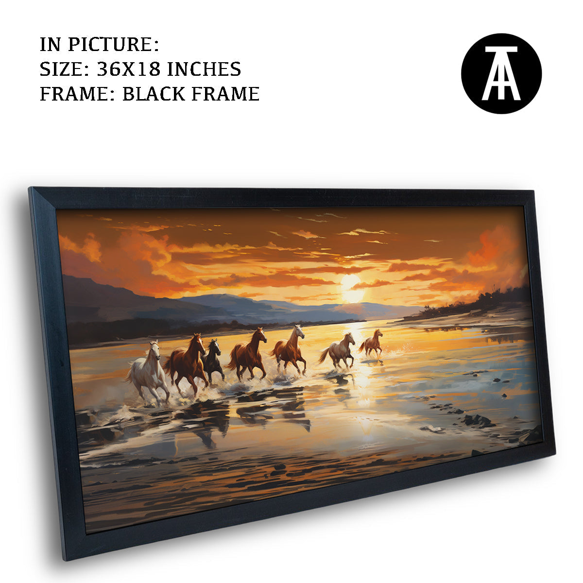 Artwork in Metal Earling Silver Frame