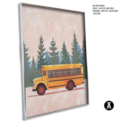 Artwork in Metal Earling Silver Frame