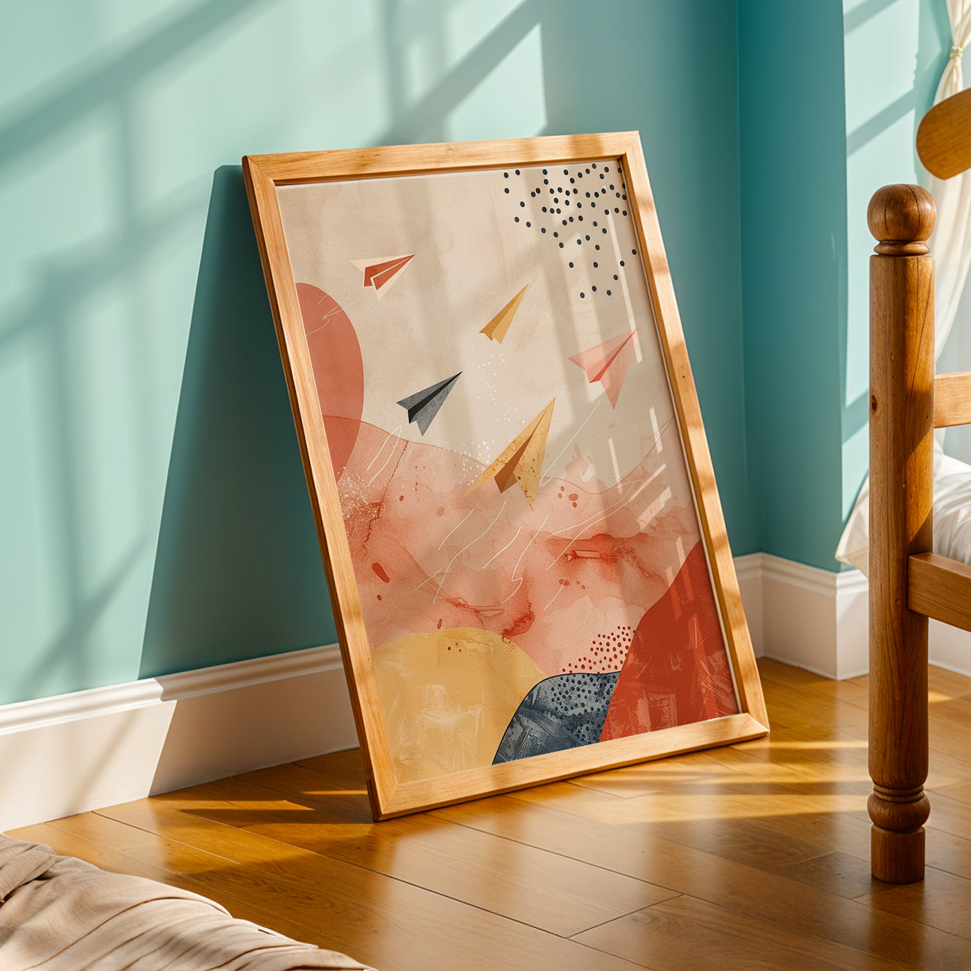 Praha Bohemian Artwork in a Lifestyle Setting