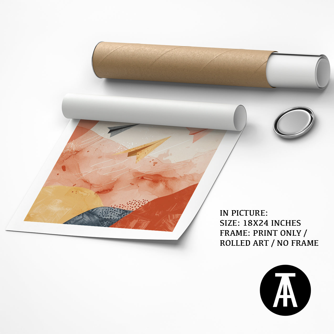 Artwork as Print Only or Rolled Art