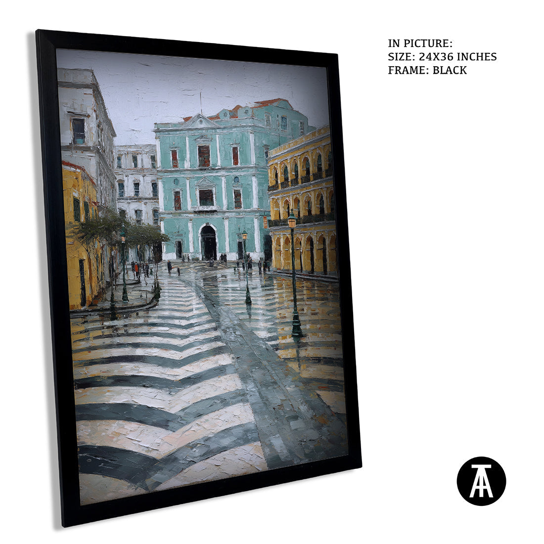 Artwork in Metal Earling Silver Frame