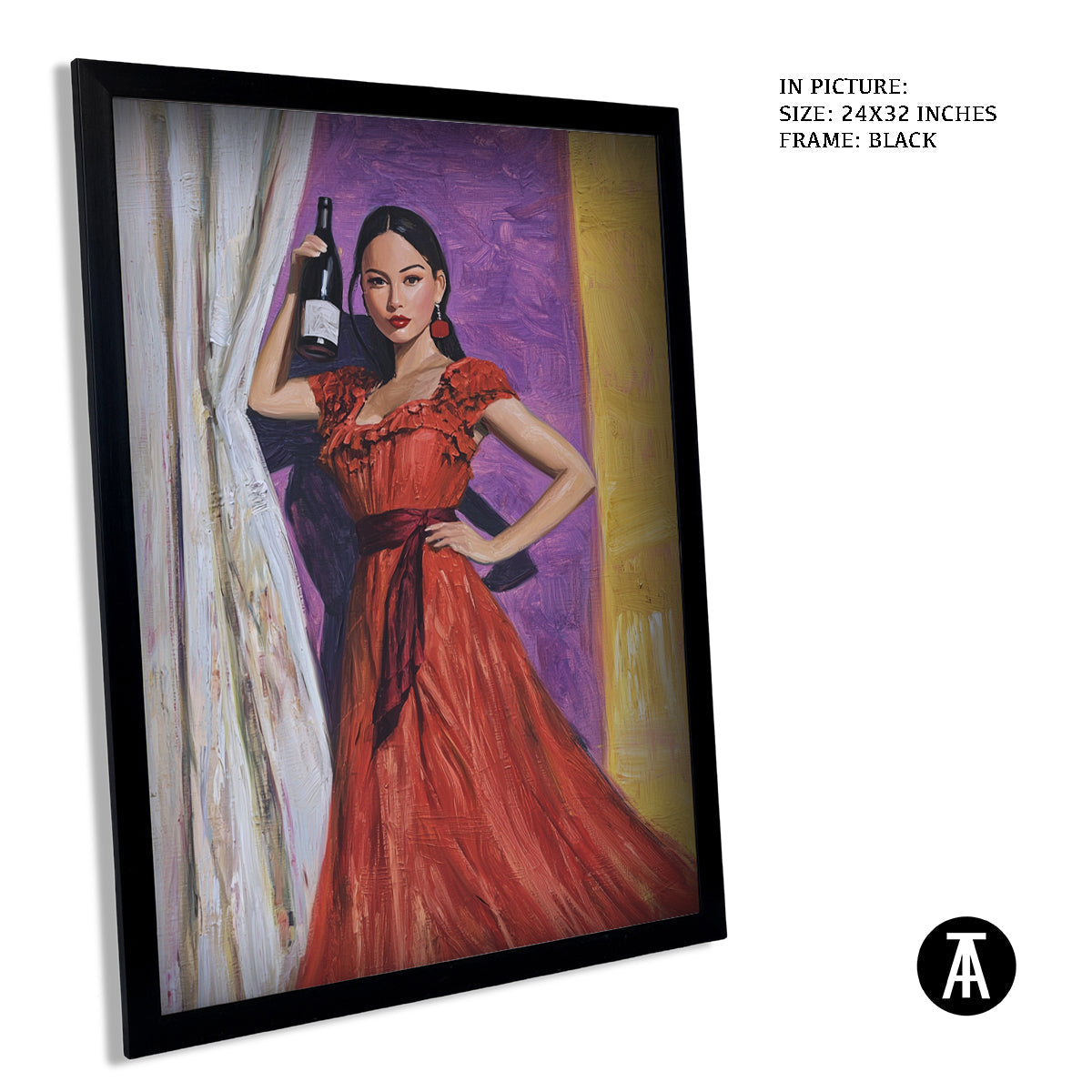 Artwork in Metal Earling Silver Frame