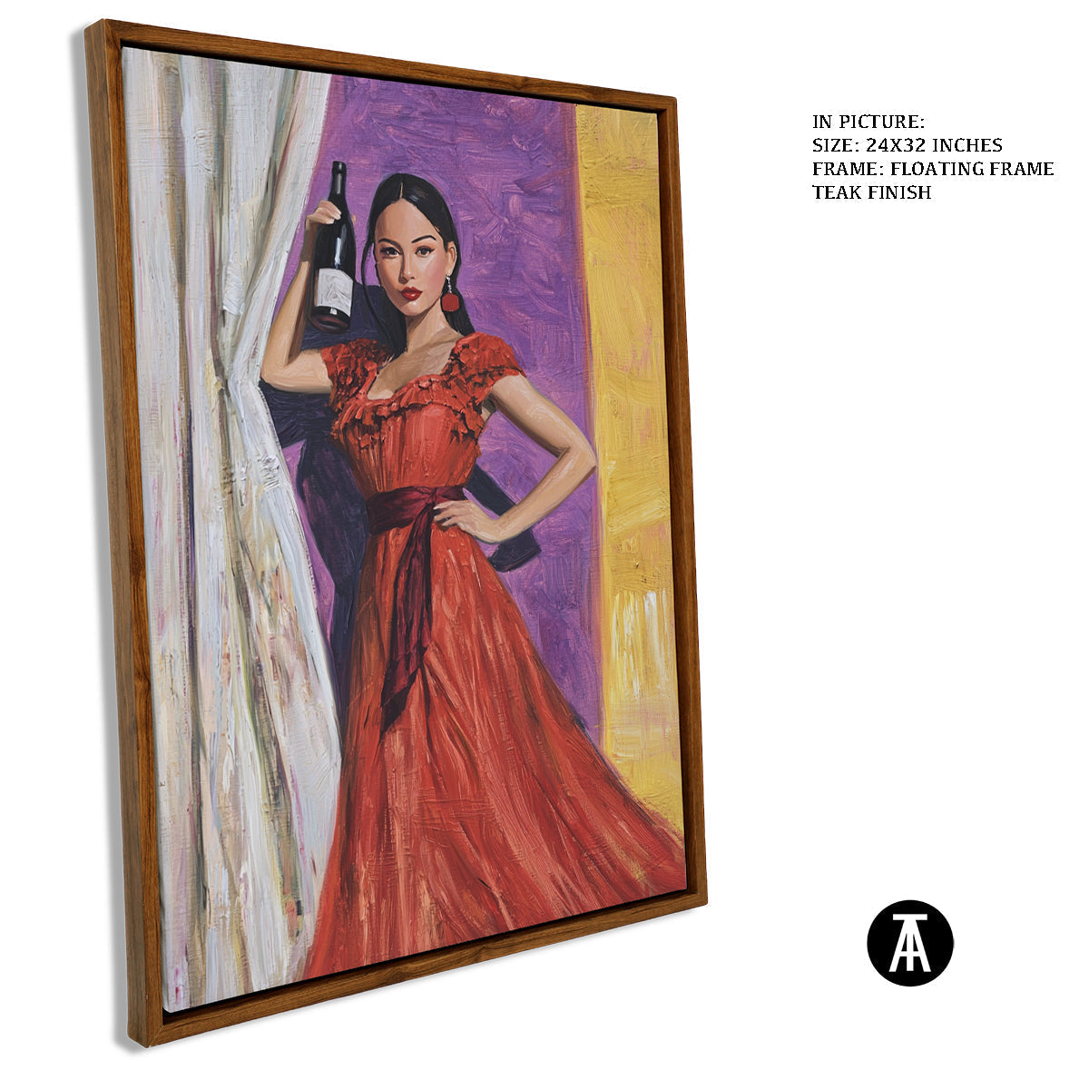 Artwork in Floating Frame