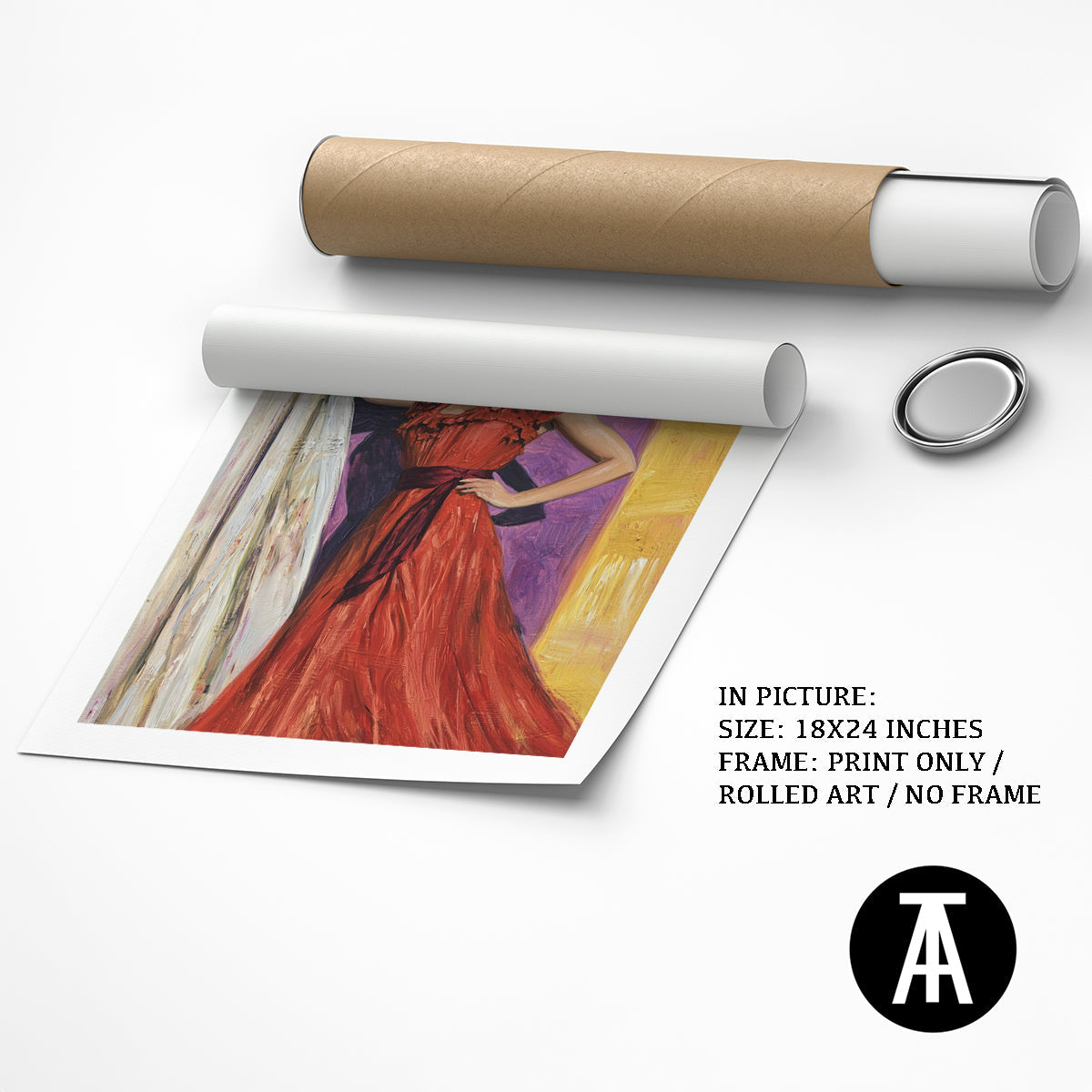 Artwork as Print Only or Rolled Art
