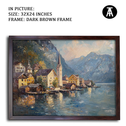 Artwork in Metal Champagne Gold Frame