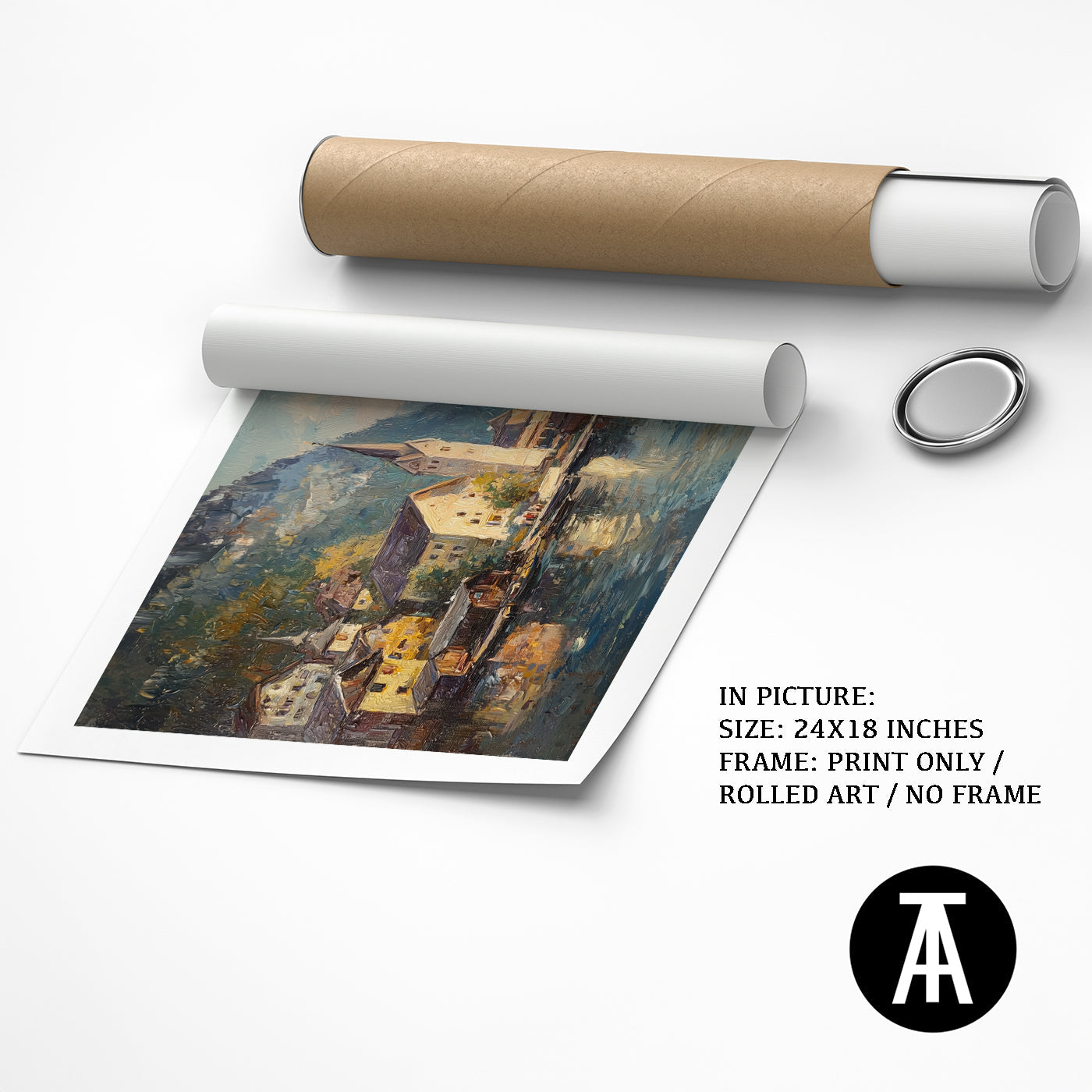 Artwork as Print Only or Rolled Art