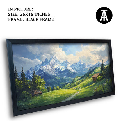 Artwork in Metal Earling Silver Frame