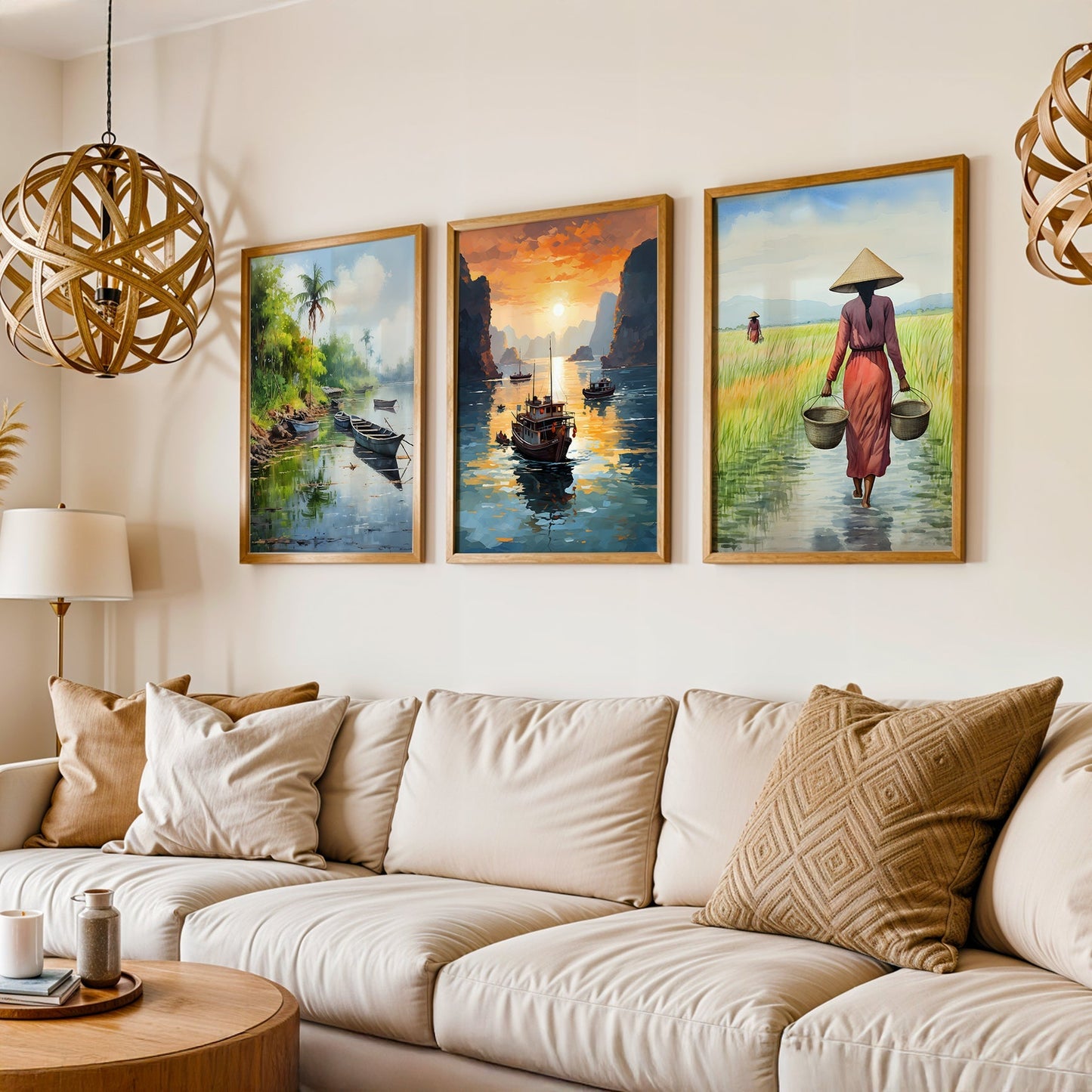 Gallery Wall Set in Lifestyle Setting