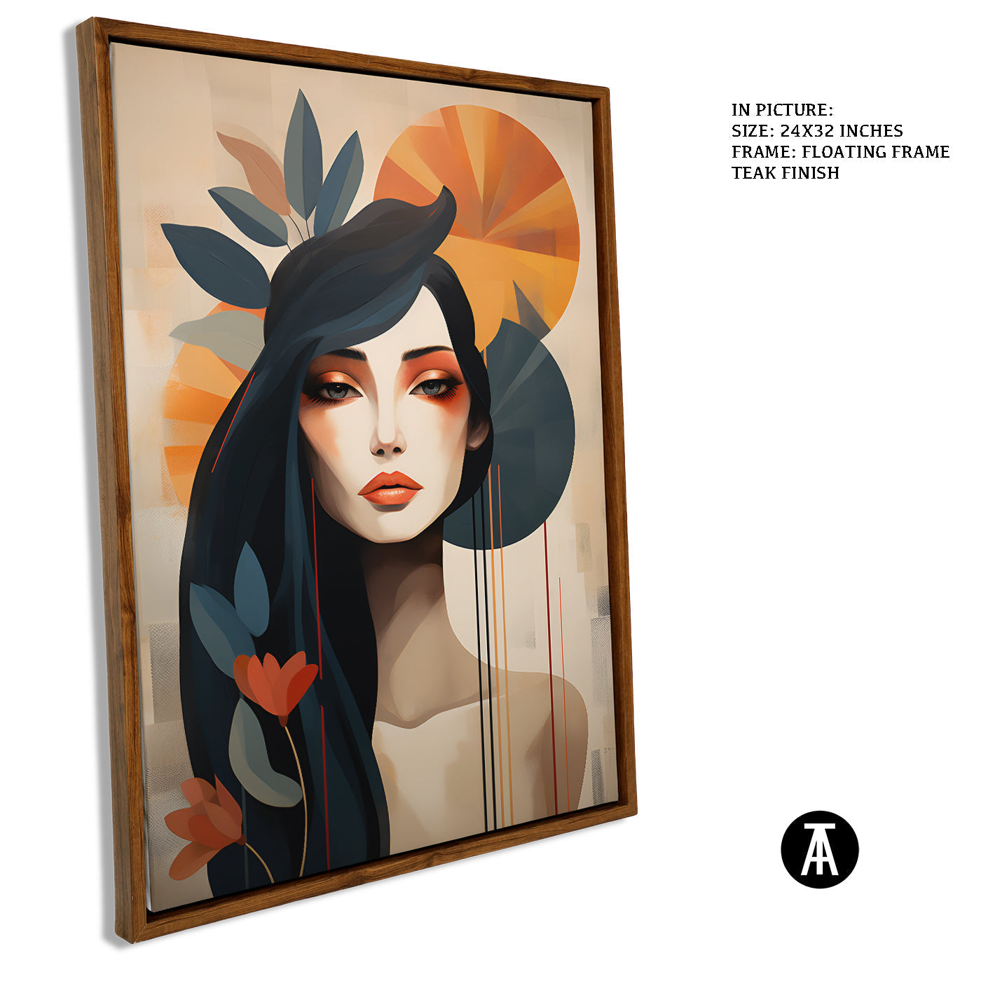Artwork in Floating Frame
