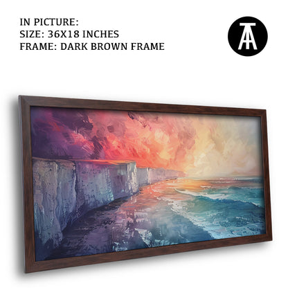 Artwork in Metal Champagne Gold Frame