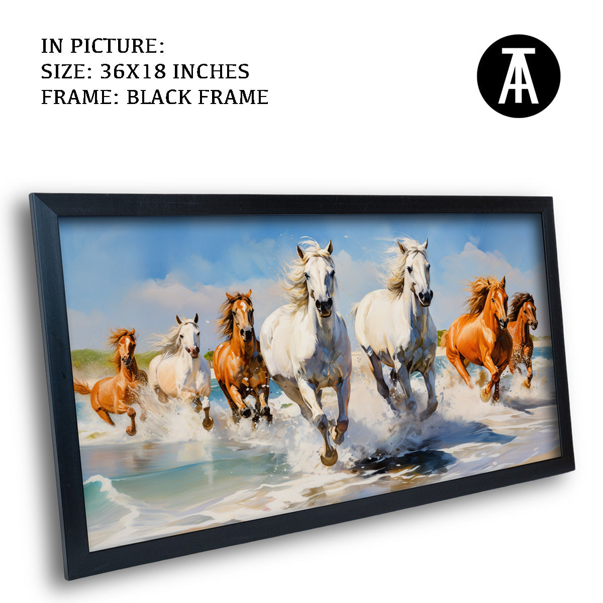 Artwork in Metal Earling Silver Frame