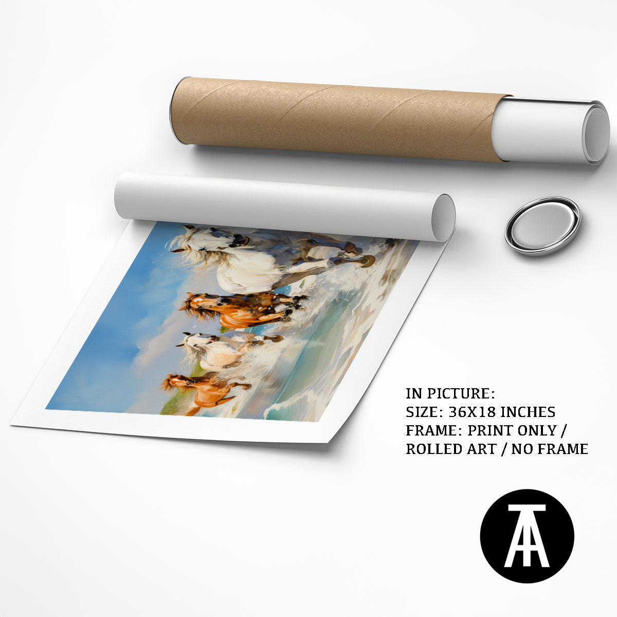 Artwork as Print Only or Rolled Art