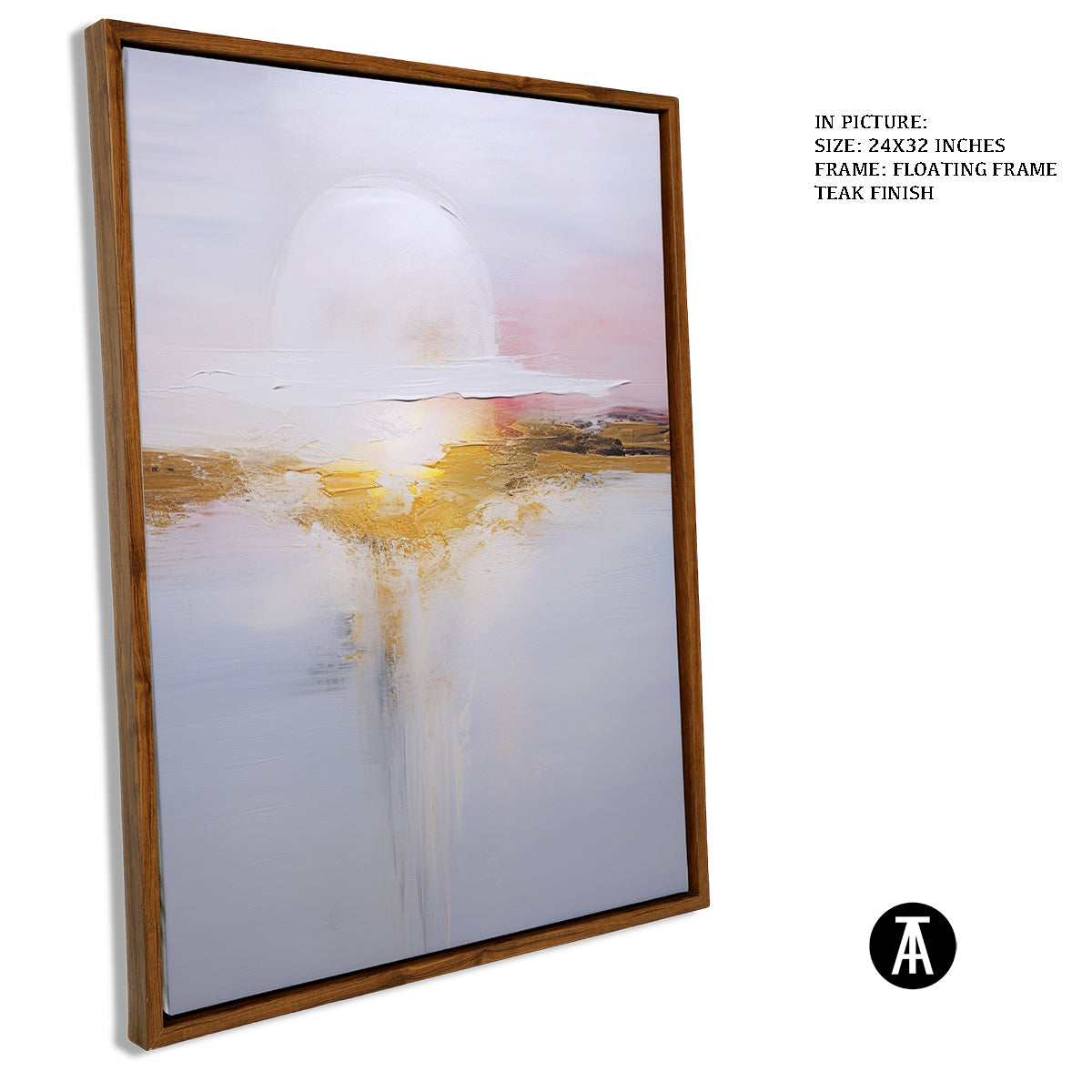 Sample Artwork in Floating Frame