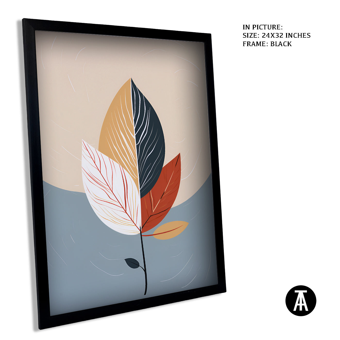 Artwork in Metal Earling Silver Frame