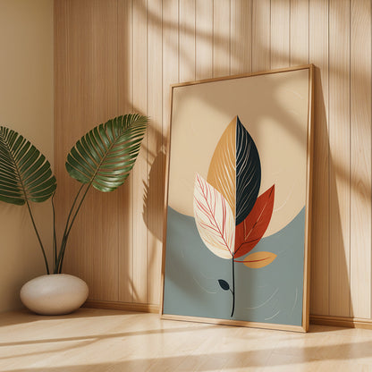Boho Painting in a Lifestyle Setting