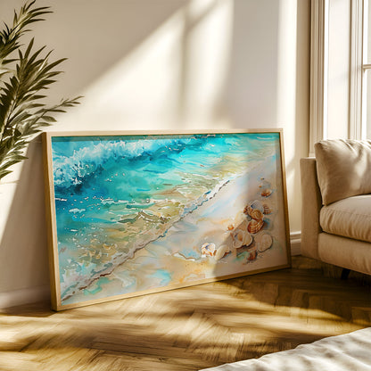 Modern Art Painting in a Lifestyle Setting