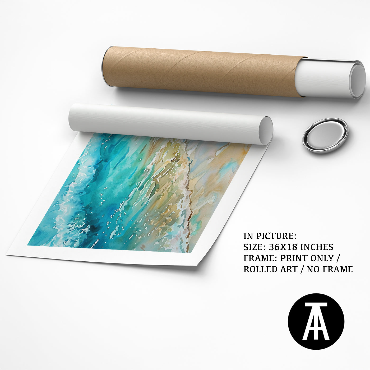 Artwork as Print Only or Rolled Art