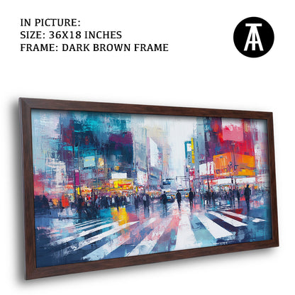 Artwork in Metal Champagne Gold Frame