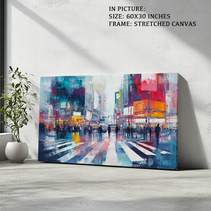 Artwork in Natural Wood Frame
