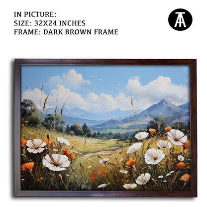 Artwork in Metal Champagne Gold Frame