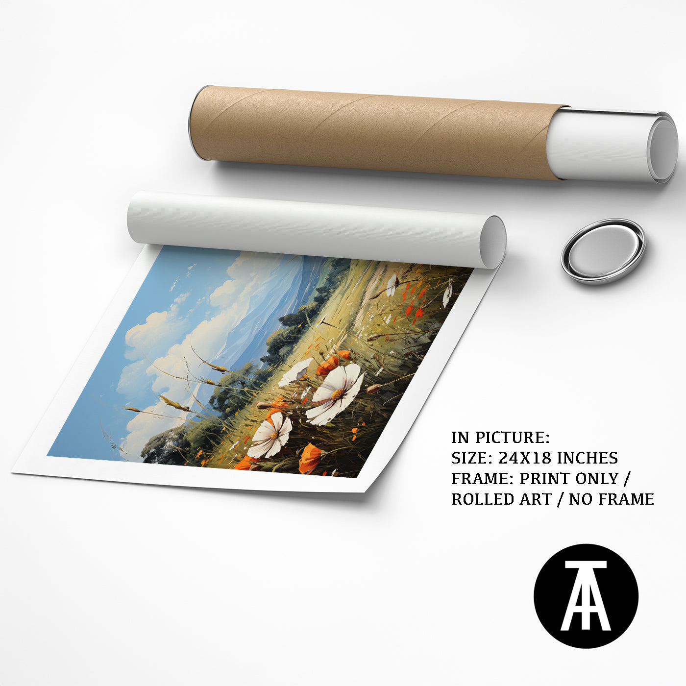 Artwork as Print Only or Rolled Art